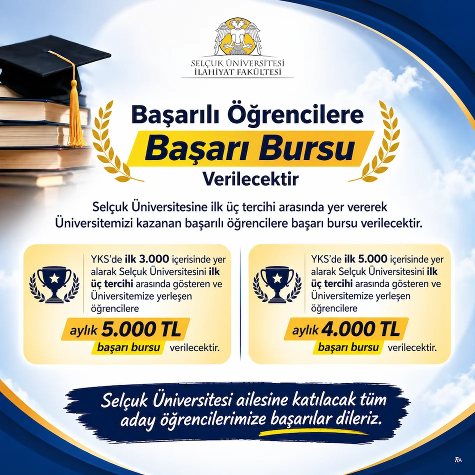 Üniversitemizi Tercih Eden Başarılı Öğrencilere Burs Desteği